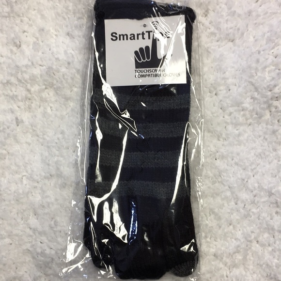 SmartTips Touchscreen Compatible Gloves-Grey/Black - Picture 1 of 2